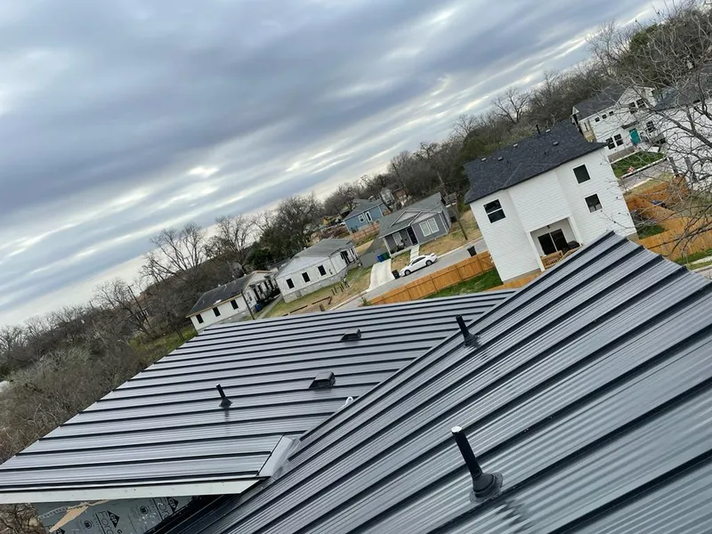 Standing seam metal roof panels with vents for Skylight Repair in Orlovista
